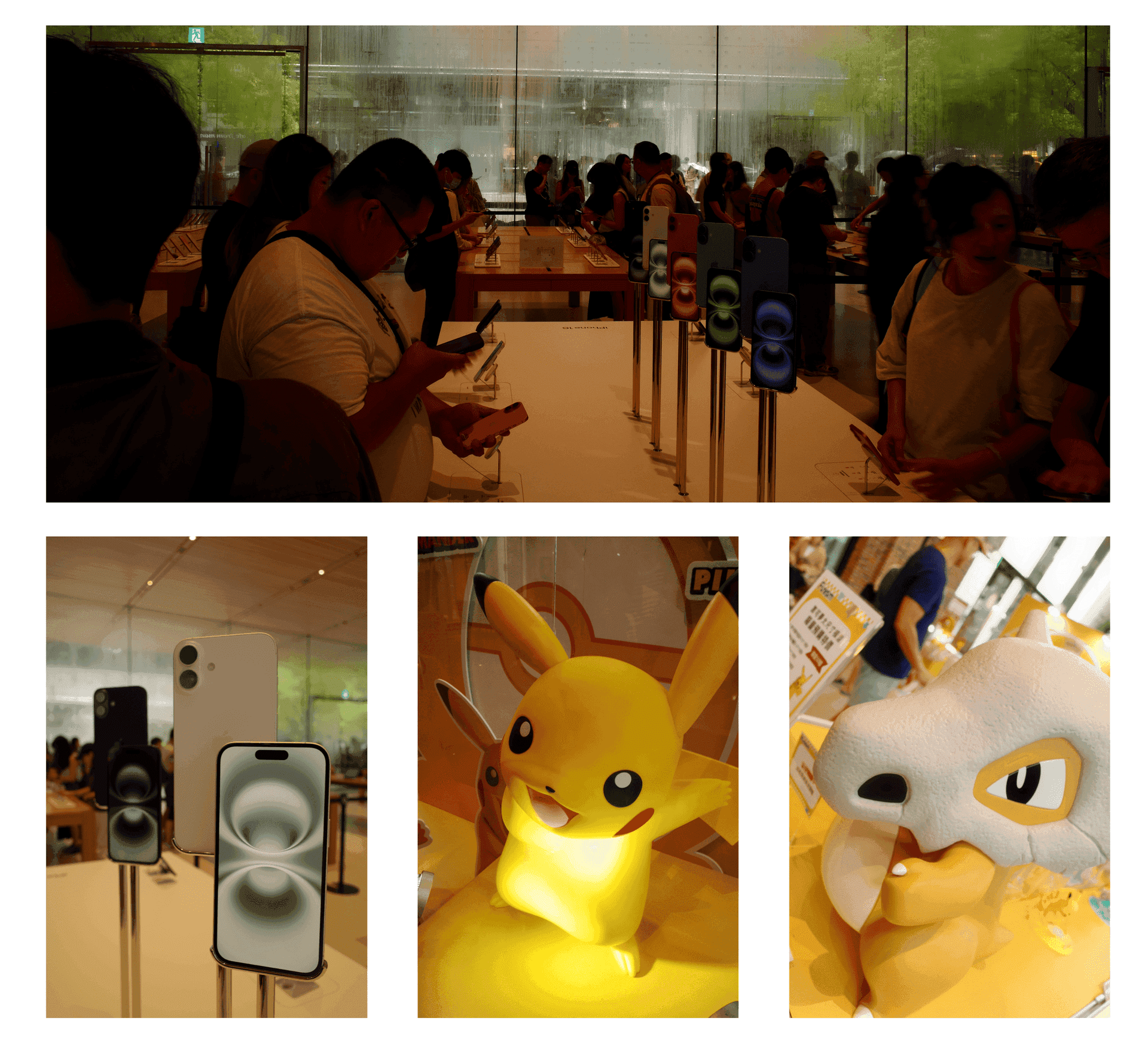 信義遠百 A13 樓上的神奇寶貝專區擺設