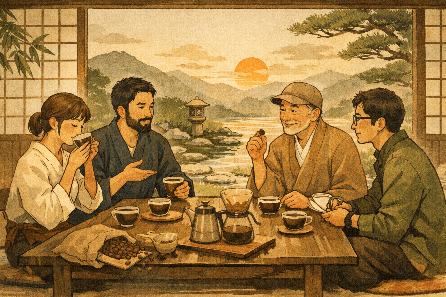 咖啡的四個階段：從品咖啡回到喝咖啡